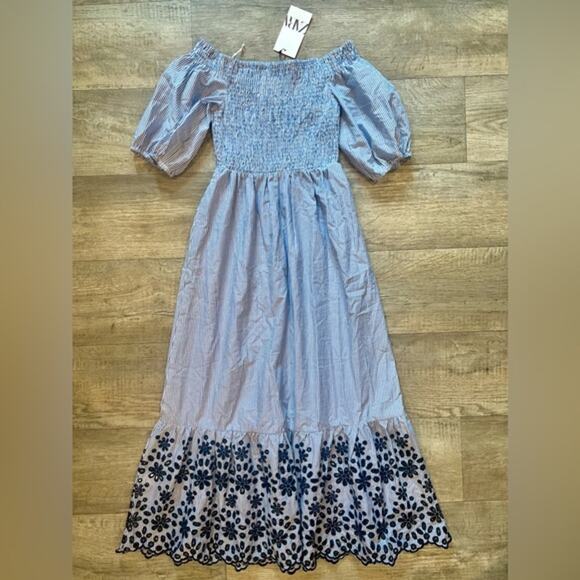 ZARA Balloon Sleeve Long Dress NWT - Picture 16 of 16